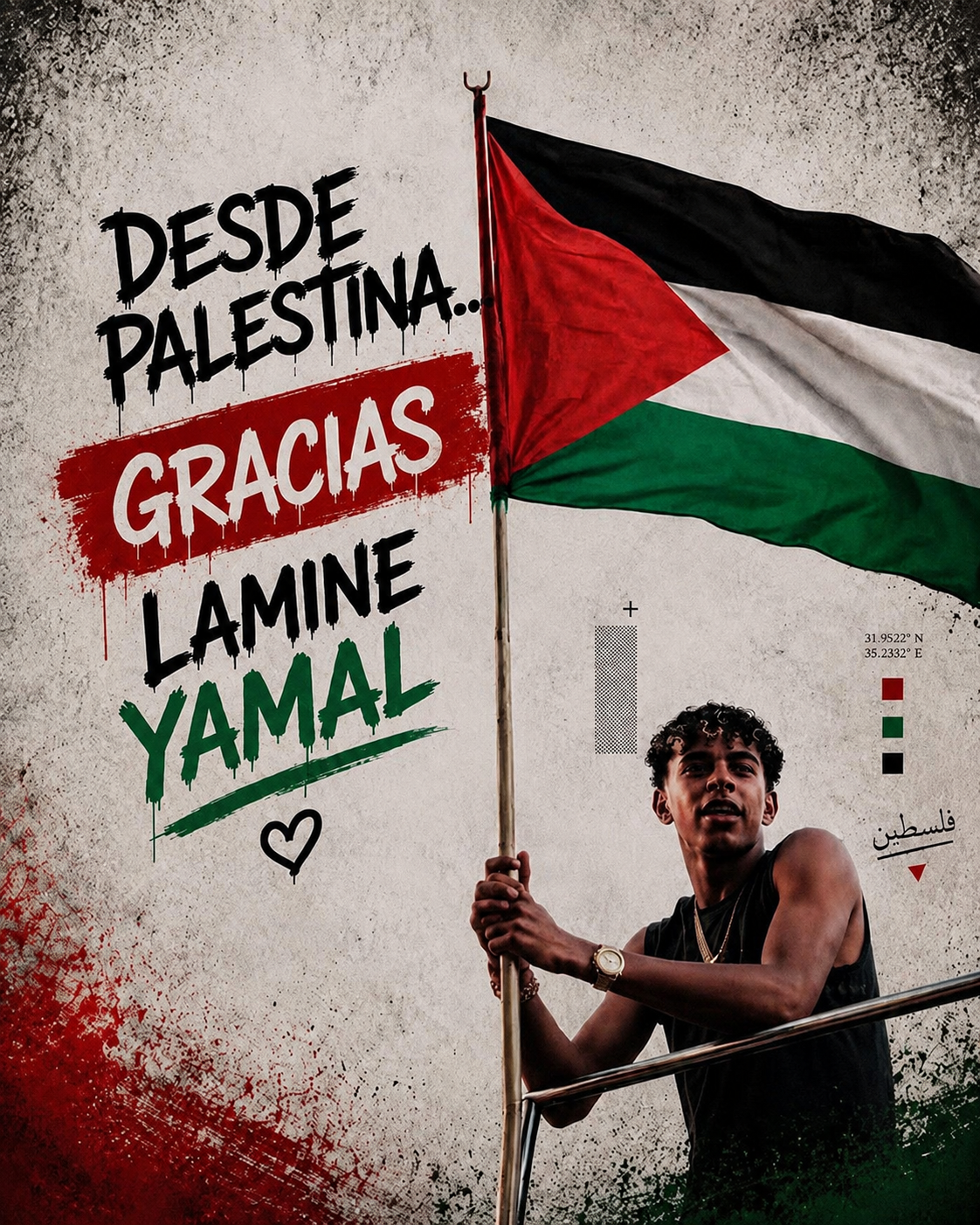When Lamine Yamal Raised the Palestinian Flag in Barcelona