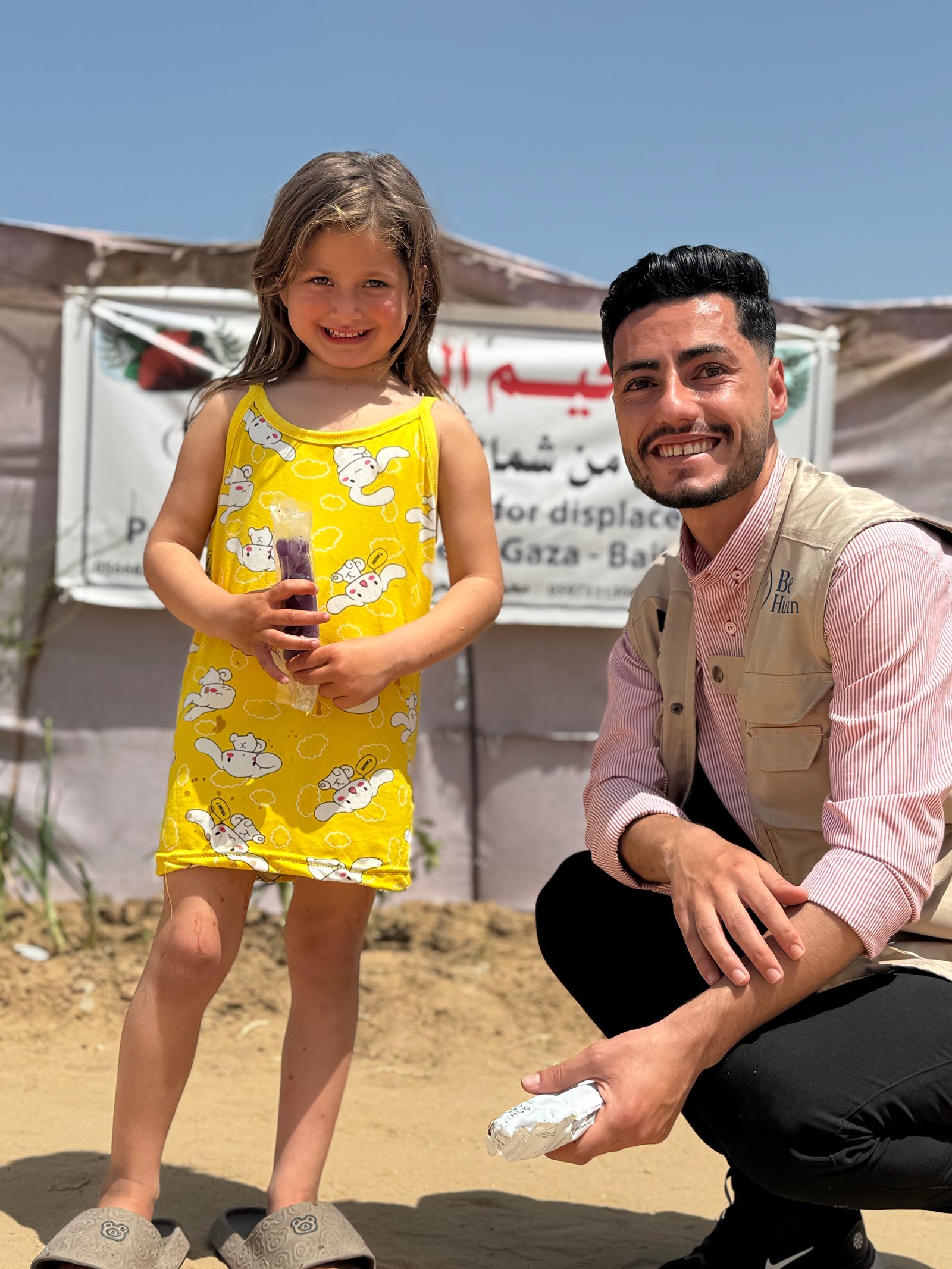 Distributing Ice Cream to Displaced Children in Gaza thumbnail