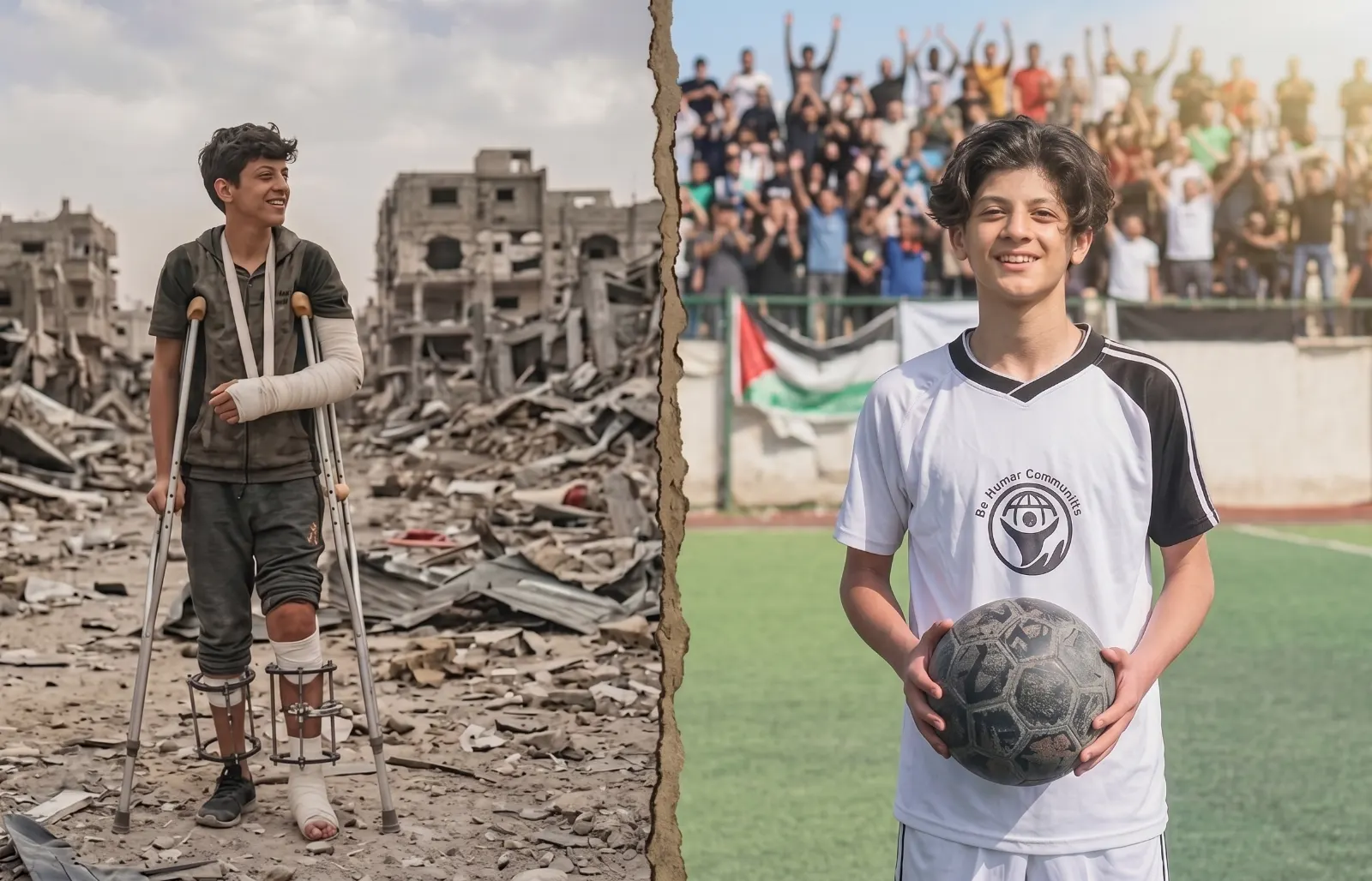 Rising from the Rubble: The Wederopstanding of Youssef Ashour, Gaza’s Football Artist image 1