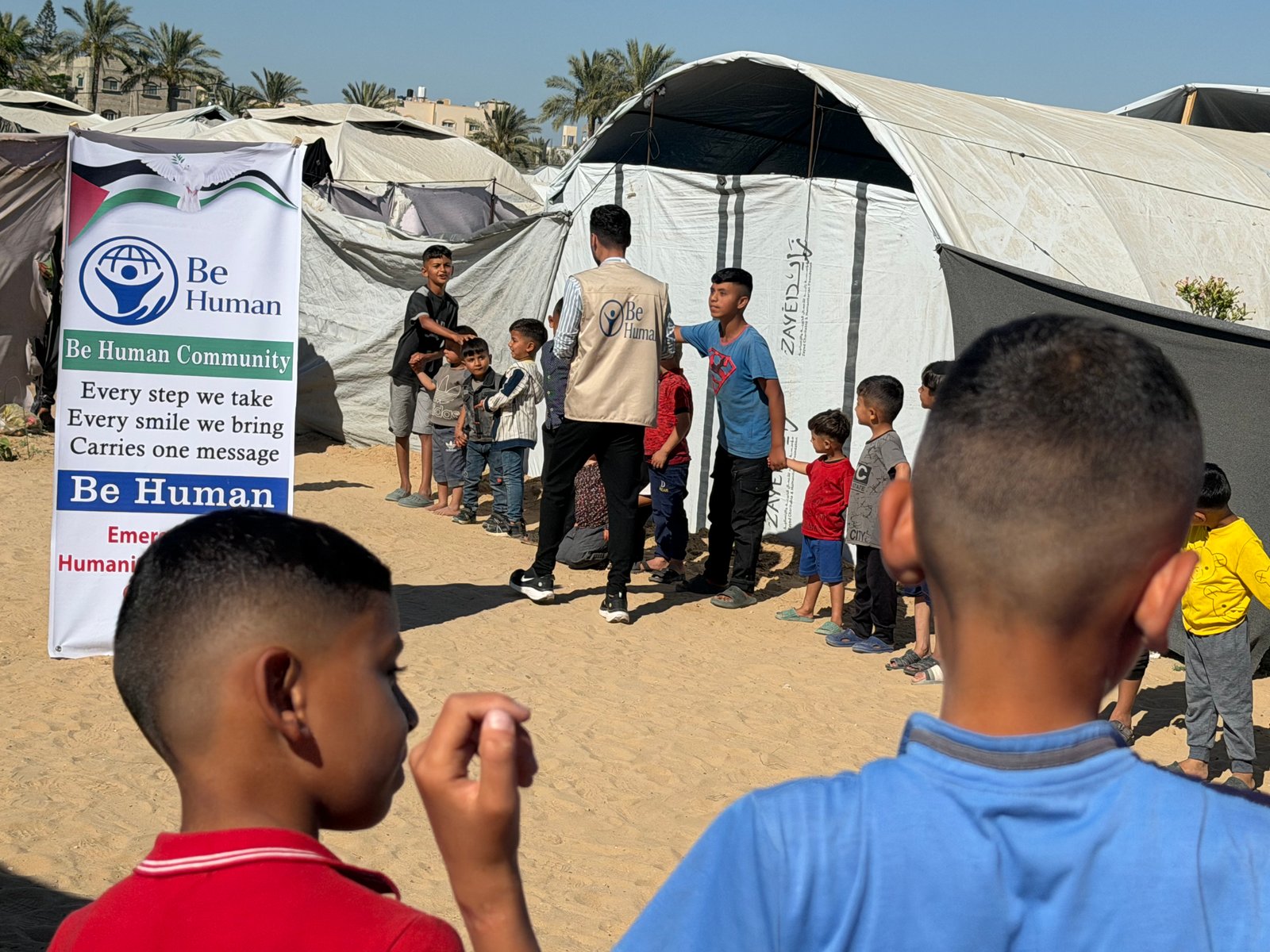 Children’s Haircut and Entertainment Project for Displaced Children on Eid Al-Adha image 1