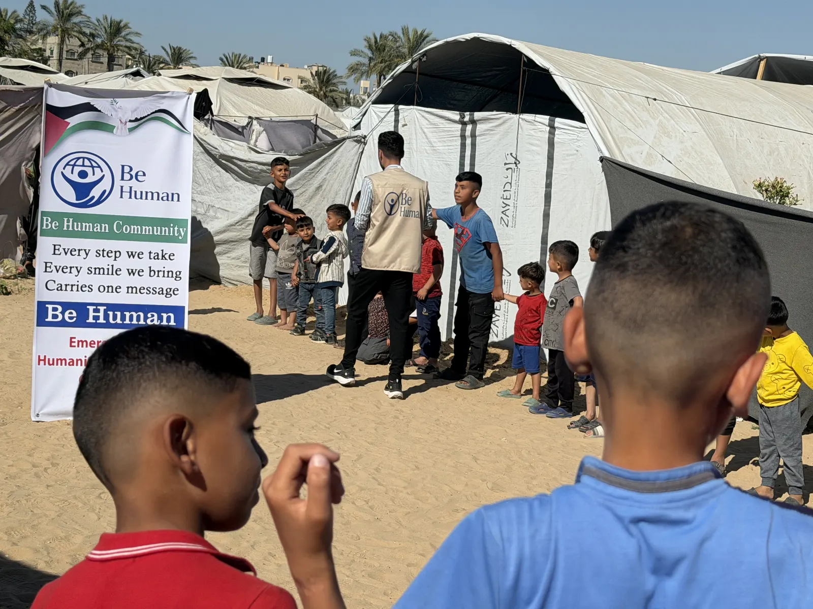 Children’s Haircut and Entertainment Project for Displaced Children on Eid Al-Adha image 1