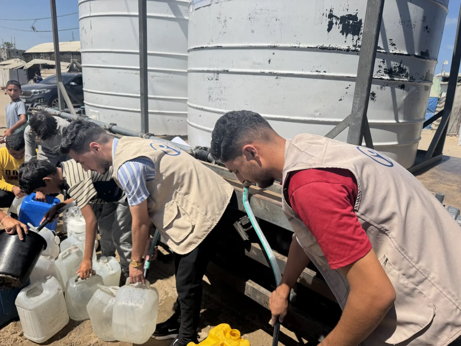 Distributing Water to Displacement Camps thumbnail