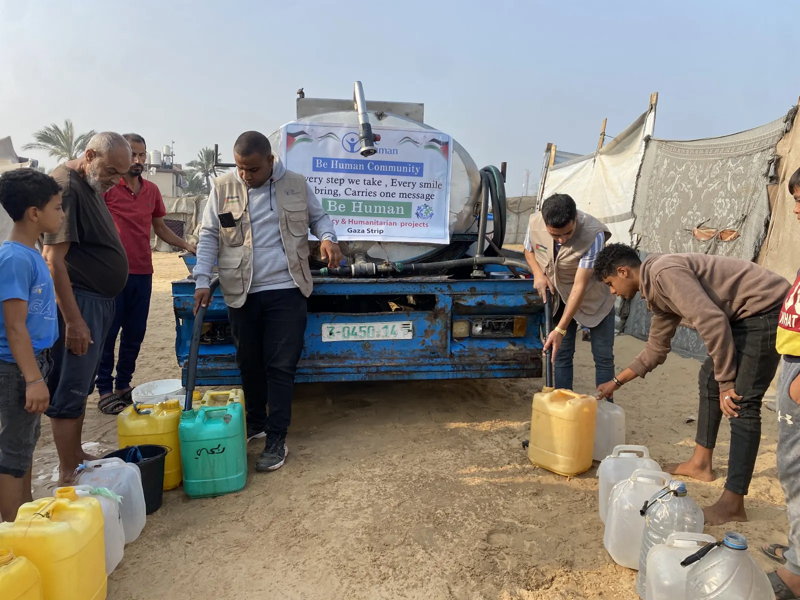 Distribution of Drinking Water - Khan Younis image 1