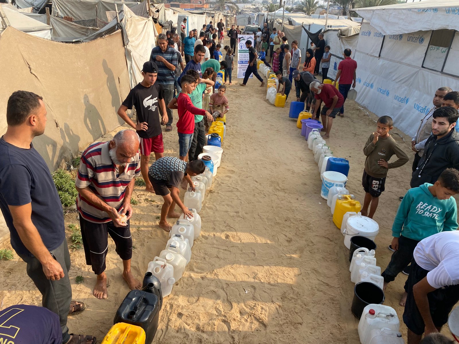 Distribution of Drinking Water - Khan Younis image 2