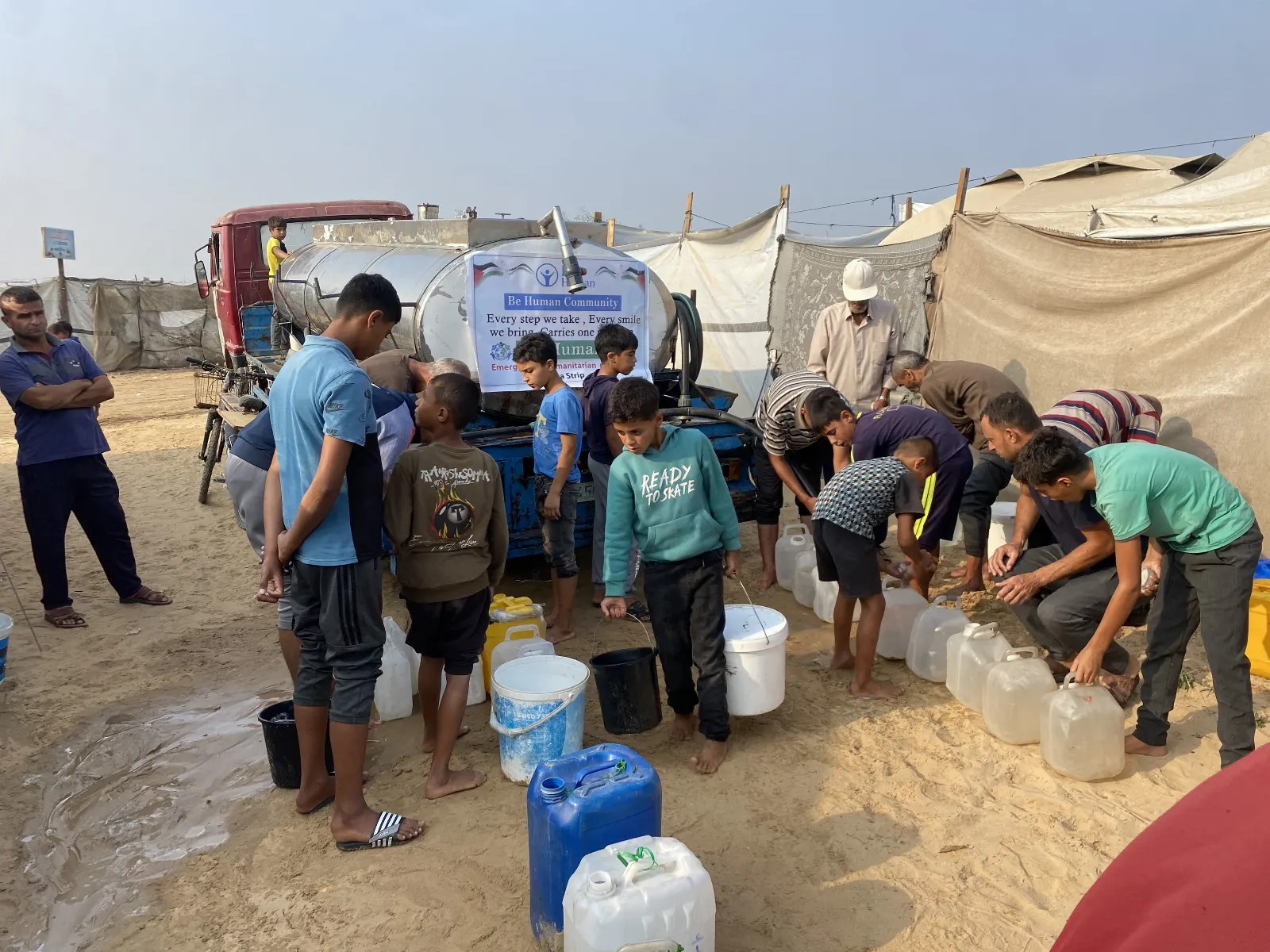 Distribution of Drinking Water - Khan Younis image 3
