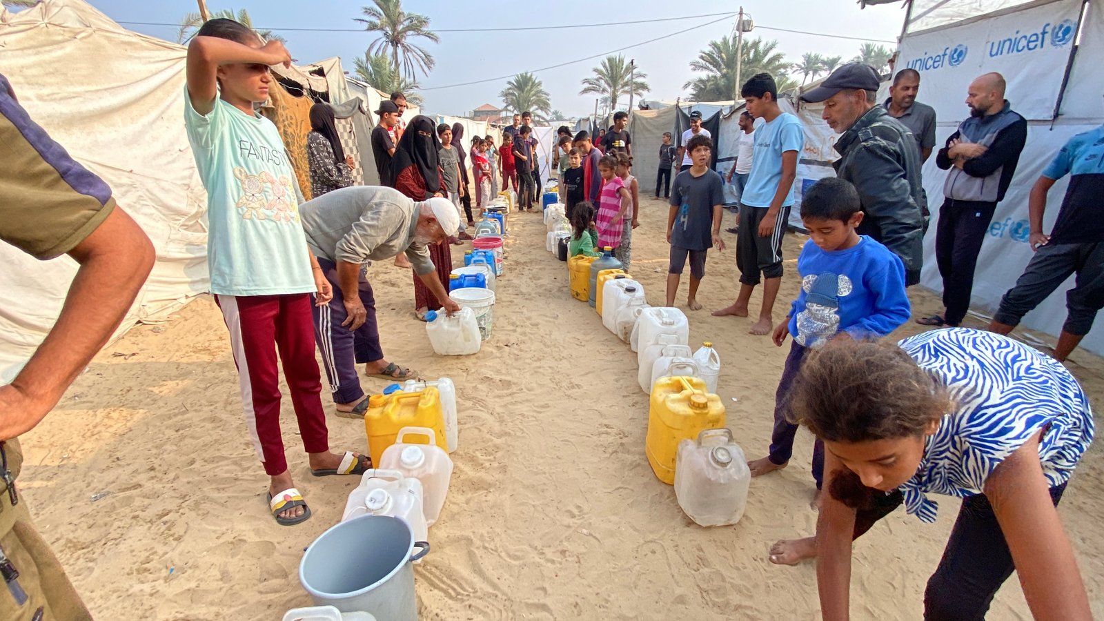 Distribution of Drinking Water - Khan Younis image 5
