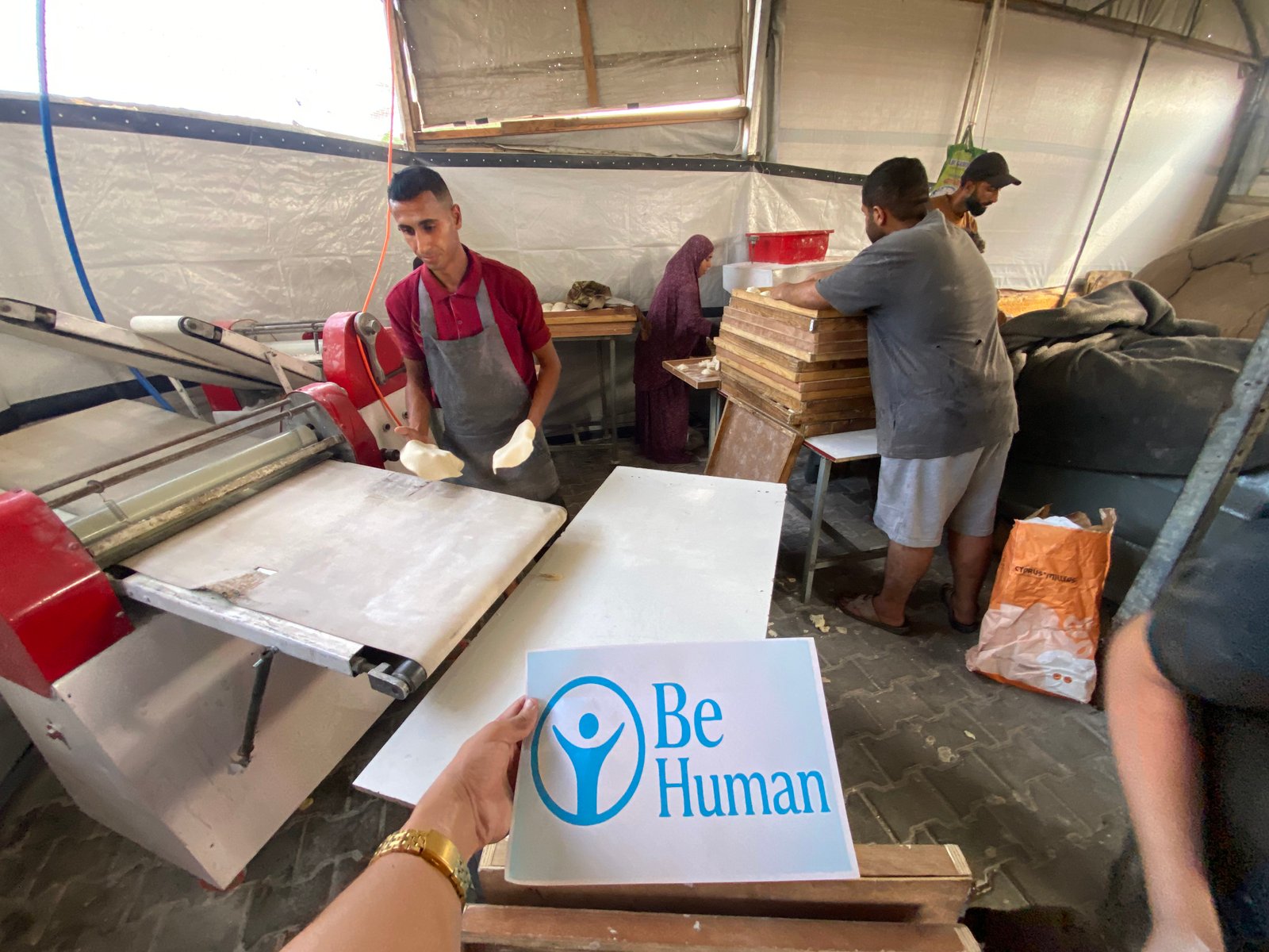 Distribution of Bread for Displaced Families in Khan Younis image 2