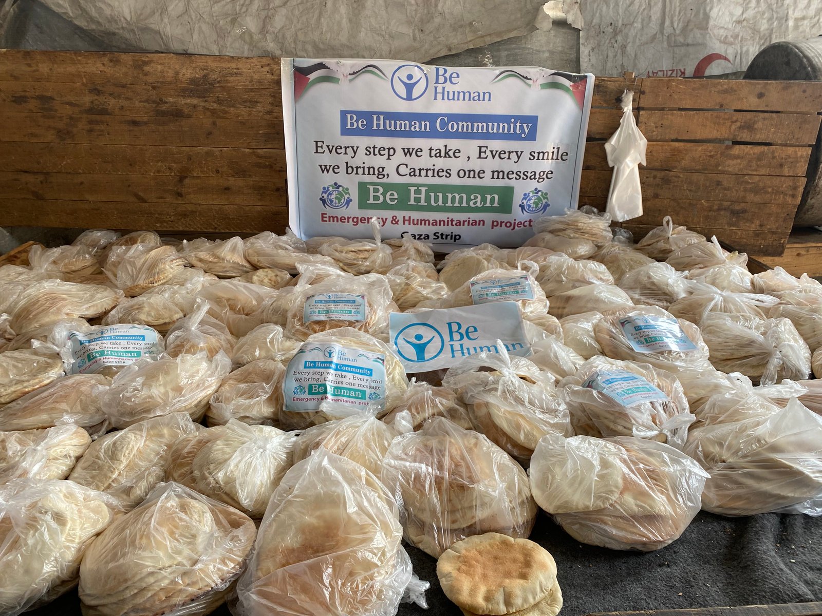 Distribution of Bread for Displaced Families in Khan Younis image 10