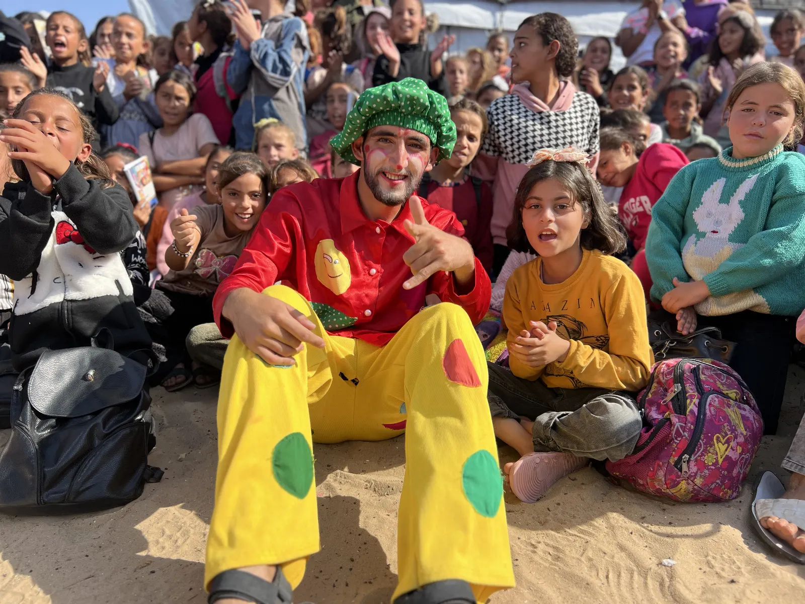 Fun and Recreational Day for Children in a Field School in Khan Younis Camp image 2